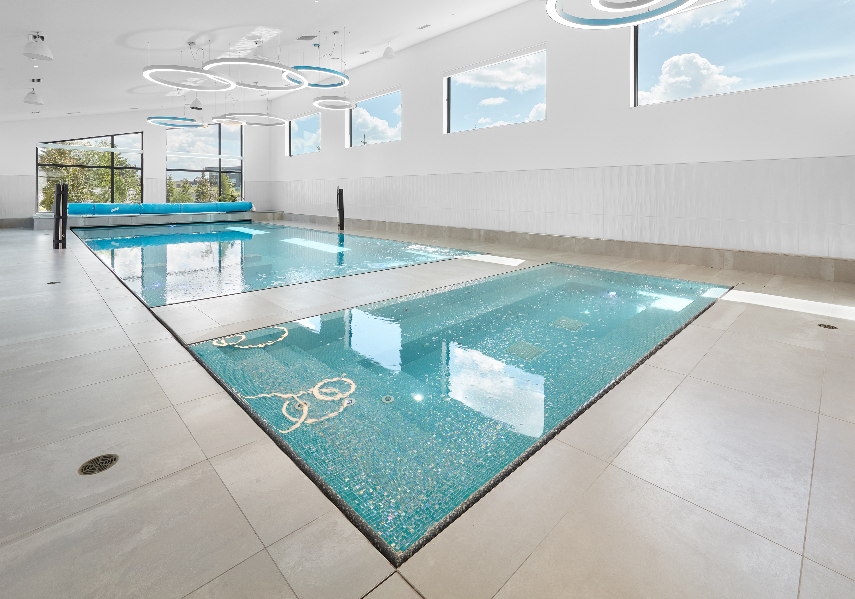 Indoor pool health and wellness feature in Edmonton with homes for sale by Holland and Associates Real Estate.